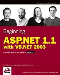  - Beginning ASP.NET 1.1 with VB.NET 2003