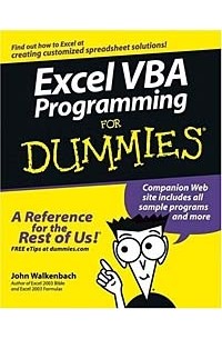 Джон Уокенбах - Excel VBA Programming For Dummies® (FOR DUMMIES (COMPUTER/TECH))