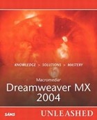  - Macromedia Dreamweaver MX 2004 Unleashed (Unleashed)