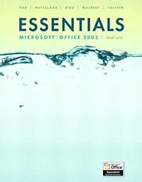 Marianne Fox - Essentials : Getting Started with Microsoft Outlook 2003 (Essentials (Prentice-Hall, Inc.).)