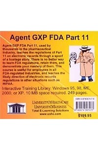  - Agent GXP FDA Part 11