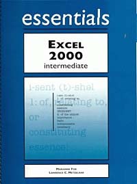 - Excel 2000 Essentials Intermediate