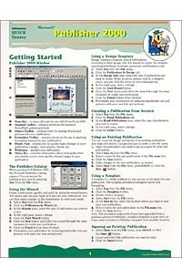 Quick Source - Microsoft Publisher 2000 Quick Source Reference Guide