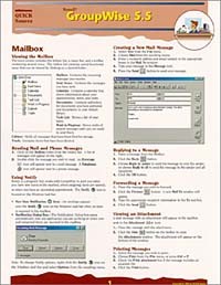 Quick Source - GroupWise 5.5 Quick Source Guide