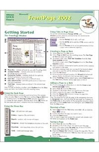 Quick Source, Quick Source - Microsoft FrontPage 2002 Quick Source Reference Guide