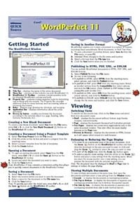 Quick Source - WordPerfect 11 Quick Source Guide