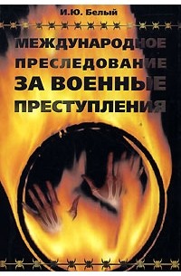 И. Ю. Белый - Международное преследование за военные преступления