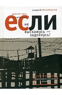 Андрей Эйзенбергер - Если не выскажусь - задохнусь! Долгий путь к любимой