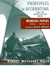 Paul D. Kimmel - Working Papers Vol. 1 (Ch. 1-14) to accompany Principles of Accounting