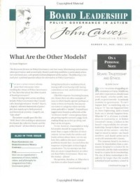Джон Карвер - Board Leadership, No. 64, 2002 (J-B BL Single Issue Board Leadership Journal)