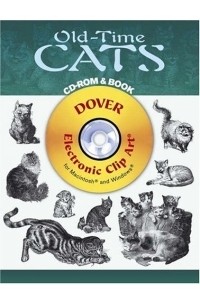 Dover Publications Inc - Old-Time Cats CD-ROM and Book (Dover Electronic Clip Art)