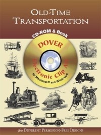 Dover Publications Inc - Old-Time Transportation CD-ROM and Book