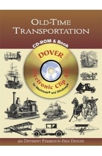 Dover Publications Inc - Old-Time Transportation CD-ROM and Book