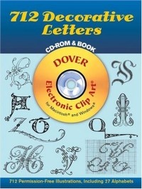 Dover - 712 Decorative Letters (Dover Electronic Clip Art)