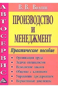 Владислав Волгин - Автосервис. Производство и менеджмент