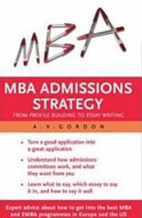 A.V. Gordon - MBA Admissions Strategy