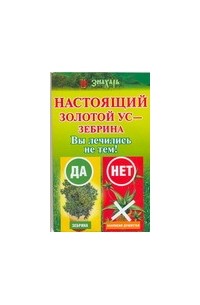 Савина Анастасия - Настоящий золотой ус - зебрина. Вы лечились не тем!