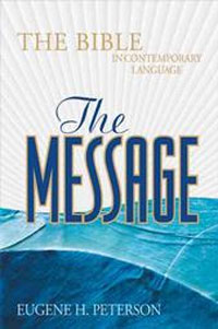 Eugene H. Peterson - The Message: The Bible In Contemporary Language, Burgundy Bonded Leather