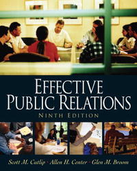  - Effective Public Relations