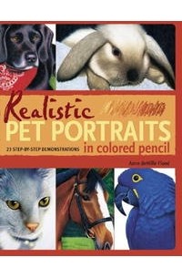 Anne Demille Flood - Realistic Pet Portraits in Colored Pencil