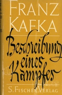 Franz Kafka - Beschreibung eines Kampfes. Die zwei Fassungen