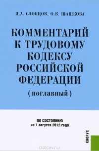  - Комментарий к Трудовому кодексу Российской Федерации (поглавный)