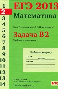  - ЕГЭ 2013. Математика. Задача В2. Графики и диаграммы. Рабочая тетрадь