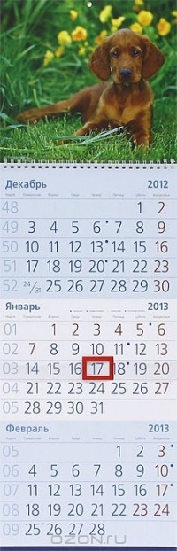  - Календарь 2013 (на спирали). Собака