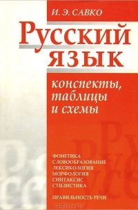 И. Э. Савко - Русский язык. Конспекты, таблицы и схемы