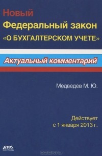 М. Ю. Медведев - Новый Федеральный закон "О бухгалтерском учете"