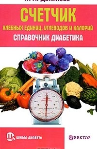 Н. А. Данилова - Счетчик хлебных единиц, углеводов и калорий. Справочник диабетика