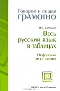 Весь русский язык в таблицах
