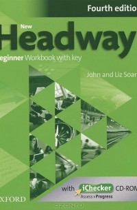 Liz and John Soars - New Headway: Beginner Workbook with Key (+ CD-ROM)