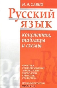 И. Э. Савко - Русский язык. Конспекты, таблицы и схемы