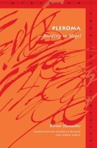 Вернер Хамахер - Pleroma: Reading in Hegel