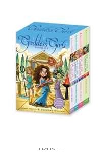 - Goddess Girls Books #1-4 (Charm Bracelet Inside!): Athena the Brain; Persephone the Phony; Aphrodite the Beauty; Artemis the Brave