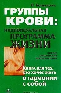 Наталья Богданова - Группы крови: Индивидуальная программа жизни: Новые российские исследования: Книга для тех, кто хочет жить в гармонии с собой Серия: Истоки здоровья