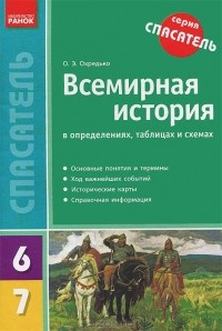 О. Охредько - Всемирная история в определениях, таблицах и схемах. 6-7 классы