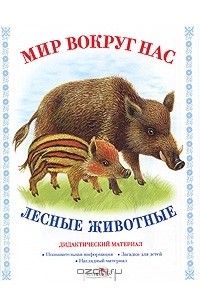 Мир вокруг нас. Лесные животные. Дидактический материал