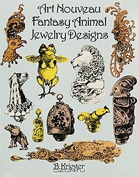 B. Krieger - Art Nouveau Fantasy Animal Jewelry Designs