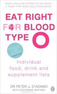  - Eat Right for Blood Type 0: Individual Food, Drink and Supplement lists