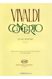 Антонио Вивальди - Vivaldi: Concerto in do minore rv 441 per flauto dolce (flauto traverso) e pianoforte