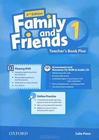 Julie Penn - Family and Friends 1: Teacher's Book Plus (+ CD, CD-ROM, DVD-ROM)