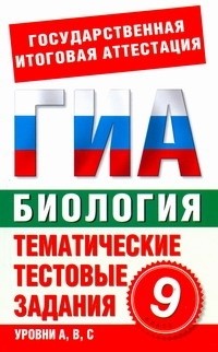 Циклов С.Б. - ГИА Биология. 9 класс. Тематические тестовые задания для подготовки к ГИА