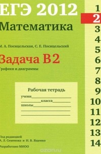  - ЕГЭ 2012. Математика. Задача B2. Графики и диаграммы. Рабочая тетрадь