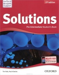 - Solutions: Pre-Intermediate: Student's Book