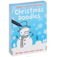  - Christmas Doodles: 50 Wipe-clean Card witn Pen (набор из 50 карточек + маркер)