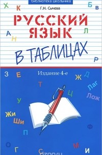 Русский язык в таблицах