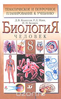  - Биология. Человек. 8 класс. Тематическое и поурочное планирование к учебнику