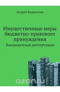 Андрей Евдокимов - Имущественные меры бюджетно-правового принуждения